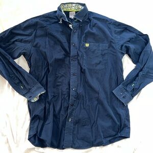 Men's navy CINCH Button-Up Shirt